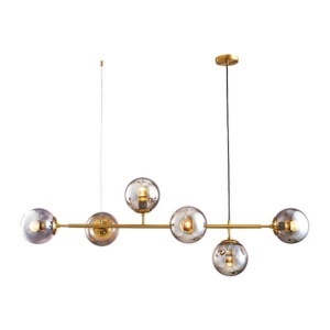 Visilica 6Xe27 Crno-Zlatna 144-20002 Eurolamp 171013287