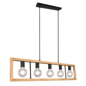 Visilica Agra 5Xe27 Crna Mat 313800532 Trio Lighting 160220938