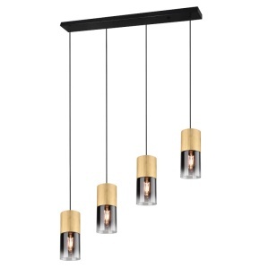 Visilica Robin 4Xe27 Crna-Zlatna 310600454 Trio Lighting 160220587