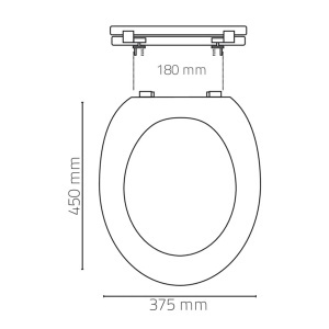 WC daska Duroplast Soft Close Chalet Ridder 02124100 - Img 3