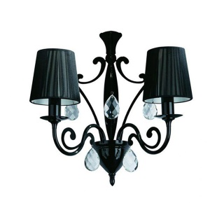Zidna lampa Waltz crna Philips 36682/30/LI