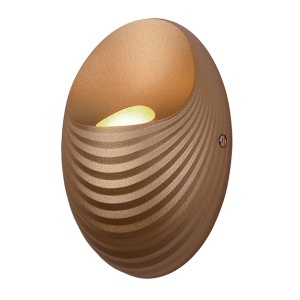 Zidna svetiljka Shell LED 5W 4000K zlatna Elmark 955SHELL1W/G