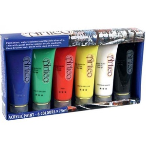 Akrilne boje 70ml/6pcs Artico 33877