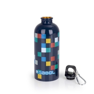 Aluminijumska boca za vodu sa zakačkom 7x21 cm 600ml Cubic - Img 2