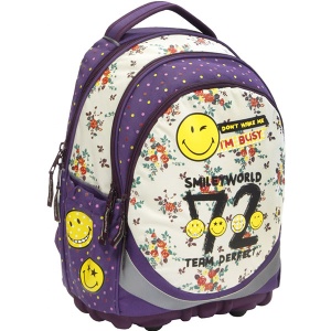 Anatomska torba za školu Smiley ergonomic girl 52542