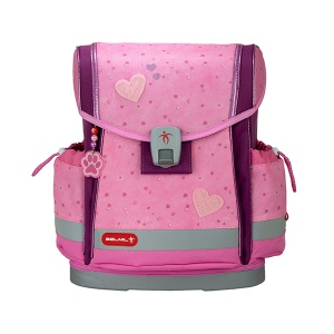 Anatomski ranac za školu Belmil Classy Plus 405-78 Rosie hearts 27x16x36cm - Img 4