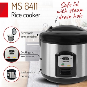 Aparat za kuvanje pirinča 1,5 l Mesko MS6411 - Img 2