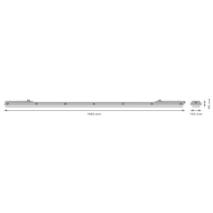 Armatura za dve LED cevi 150cm Ledvance 4099854464058E - Img 2