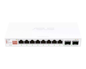 ASUS QG-U1080 mrežni svič 8 portova + 2x 10G beli - Img 3