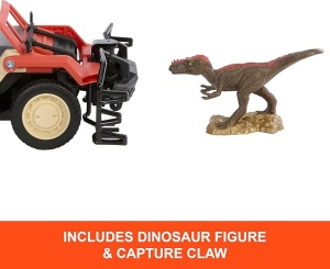 Auto Lovac na dinosauruse R/C Park iz doba Jure Matchbox 327430 - Img 4