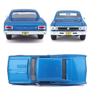 Auto Ševrolet Chevelle SS396 metalni 1:24 Specijal Maisto 49265 - Img 4