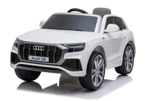Automobil na akumulator Audi Q8 Beli 246 - Img 3