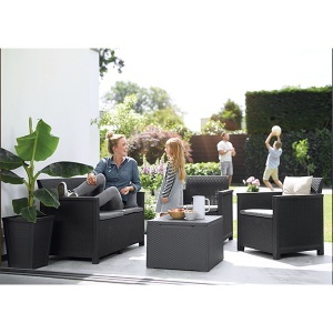 Baštenska garnitura Elodie 2 seater grafit Keter CU 253948 - Img 3