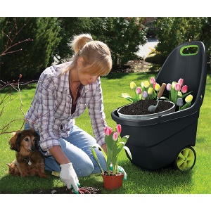 Baštenska kolica Easy go XL 62L crna Keter CU 228917 - Img 4