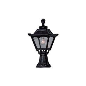 Baštenska lampa E27 H470 IP55 Golia Elmark 96GOLIAMF/BL