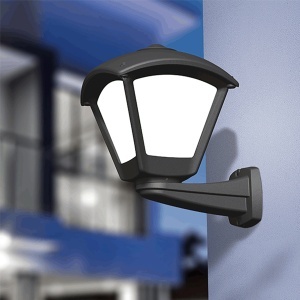 Baštenska lampa zidna Dario 250 1xE27 IP55 Elmark 96DARIO250W/BL - Img 2
