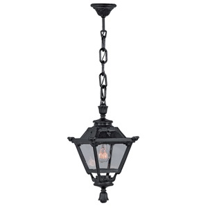 Baštenski fenjer Golia 1XE27 IP55 black Elmark 96GOLIAP/BL