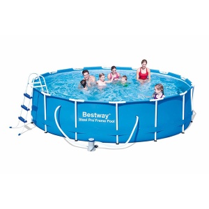 Bazen porodični za dvorište BESTWAY sa čeličnim ramom 427x100cm 56422