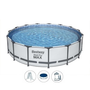 Bazen porodični za dvorište Bestway Steel Pro Max 457x107cm sa kompletnom opremom 56488E