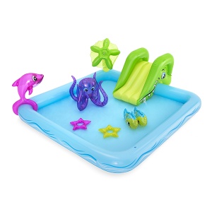 Bazen za decu BESTWAY Fantastic Aquarium 239x206x86cm 53052 - Img 3