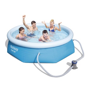 Bazen za dvorište BESTWAY 244x66cm Fast set sa pumpom 244x66cm 57268E