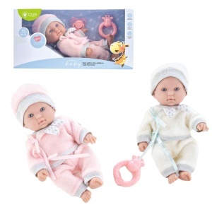 Beba sa cuclom i zvečkom 25 cm 54-212000