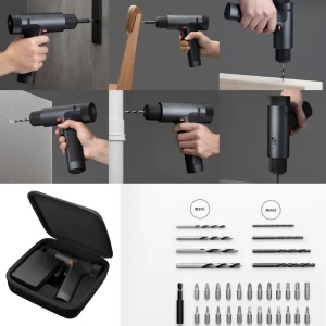 Bežična bušilica 12V Max bez četkica sa setom bitaova i burgijom Xiaomi 6934177757839 - Img 3