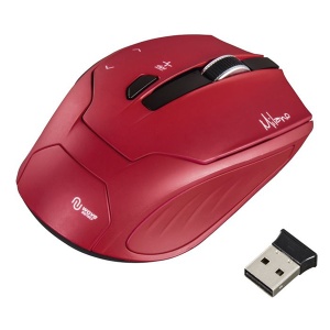 Bežični opticki miš crveni Milano HAMA 53943 - Img 2