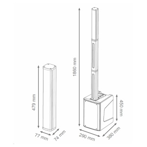 Bluetooth zvučni sistem 200W Sal PAS8W42S - Img 3