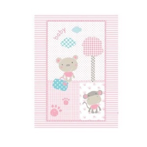 Ćebence za bebe Fantasia roze Kikka Boo 31103020022