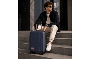 Čvrsti kofer Pepe Jeans Arwyn 40x55x20cm 37L teget plava - Img 2