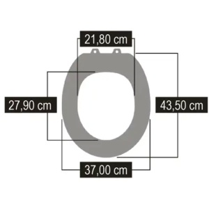 Daska za WC šolju medijapan svetlo-zelena p2 DKS352 - Img 2