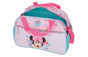 Dečija Putna Torba Disney Minnie Happy To Be Me 40x25x18cm Poliester 18L roze plava - Img 4