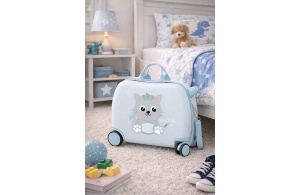Dečiji kofer na točkićima Happy Pets sky blue Roll Road 49.910.44 - Img 7
