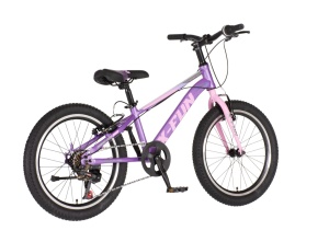 Dečiji MTB bicikl 20/10in 6 brzina 115-135cm ljubičasti X-bike X Fun 1420250 - Img 2