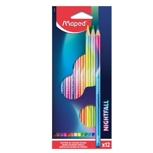Drvene bojice Maped Nightfall 1/12 M831700