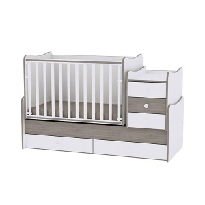 Drveni krevetac Maxi Plus White Coffee Lorelli Bertoni 10150300027