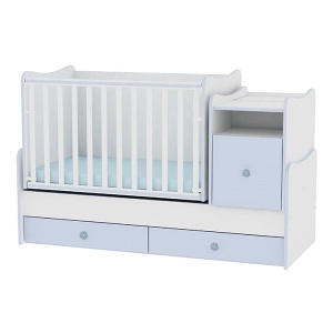Drveni krevetac Trend Plus White Blue Lorelli 10150400022