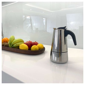 Džezva za espresso kafu čelik 6 šoljica 300ml Haeger HECP-06S.001A - Img 3