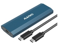Eksterno kućište za M.2 NVMe i SATA SSD USB-C 3.1 K1690 plavo Maiwo