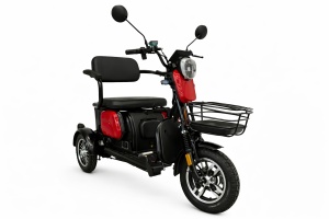 Električni tricikl 60V 20Ah 0,5kW max 30km/h crveni Veneco Comodo 1300185