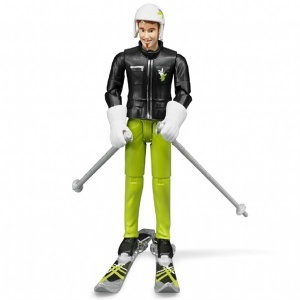 Figura Skijaš sa opremom 1: 16 Bruder 600402