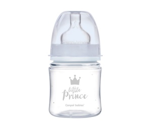 Flašica 120ml Široki Vrat PP Antikolik 0m+ Plava Canpol Babies Royal Baby 35/233_blu