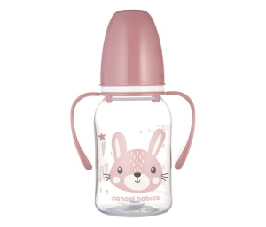 Flašica sa Ručkama 120ml Roze Canpol Babies Cute Animals 11/823_pin