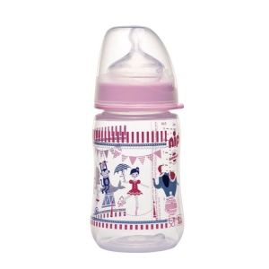 Flašica širokog otvora Trendy Girl 260 ml Silikonska Cucla 0+ meseci NIP A022327