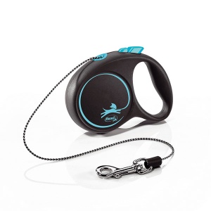 Flexi crni design XS 3m plavi