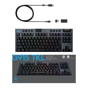 Gejmerska tastatura US G915 Lightspeed Tenkeyless crna Logitech 920-009537 - Img 2
