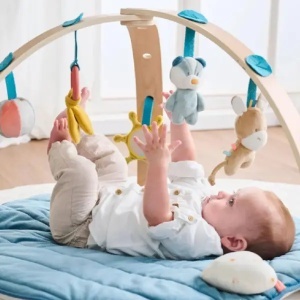 Gimnastika bebe sa drvenim lukom i 25 aktivnosti Nattou A082243 - Img 2