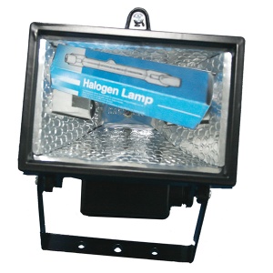 Halogeni reflektor Elit 150W 220-240V 50Hz, crni ELR105
