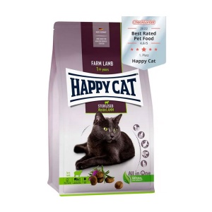 Happy cat za sterilisane mačke jagnjetinja 10kg
